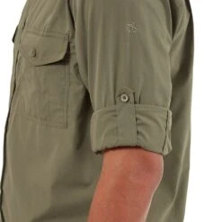 Craghoppers Mens Kiwi Long Sleeve Nosi Defence Shirt -Men's Clothing Sales Store cms700 62a 07