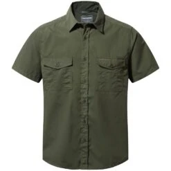 Craghoppers Mens Kiwi Short Sleeve Nosi Defence Shirt -Men's Clothing Sales Store cms701 1tg 03