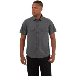 Craghoppers Mens Kiwi Short Sleeve Nosi Defence Shirt -Men's Clothing Sales Store cms701 3uv 01