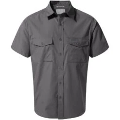 Craghoppers Mens Kiwi Short Sleeve Nosi Defence Shirt -Men's Clothing Sales Store cms701 3uv 03