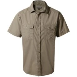 Craghoppers Mens Kiwi Short Sleeve Nosi Defence Shirt -Men's Clothing Sales Store cms701 62a 03
