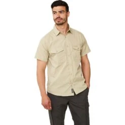 Craghoppers Mens Kiwi Short Sleeve Nosi Defence Shirt -Men's Clothing Sales Store cms701 70u 01