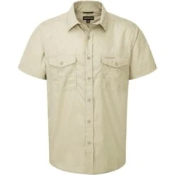 Craghoppers Mens Kiwi Short Sleeve Nosi Defence Shirt -Men's Clothing Sales Store cms701 70u 03