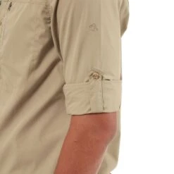 Craghoppers Mens Kiwi Boulder Long Sleeve Nosi Defence Shirt -Men's Clothing Sales Store cms702 39w 06