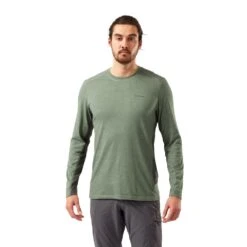 Craghoppers Mens NosiLife Talen Long Sleeve T Shirt -Men's Clothing Sales Store cmt928 g43 01