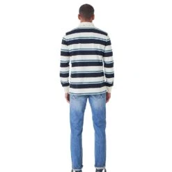 Crew Clothing Mens Yawl Stripe Rugby Top -Men's Clothing Sales Store crw125 nyblue 04