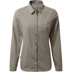 Craghoppers Womens NosiLife Bardo Wicking Long Sleeve Shirt