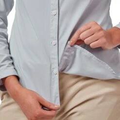 Craghoppers Womens NosiLife Bardo Wicking Long Sleeve Shirt -Men's Clothing Sales Store cws471 t4r 07