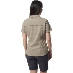 Craghoppers Womens Nosi Life Adventure Short Sleeve Shirt -Men's Clothing Sales Store cws484 73t 02