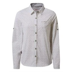 Craghoppers Womens NosiLife Gisele Wicking Long Sleeve Shirt -Men's Clothing Sales Store cws491 3l6 03