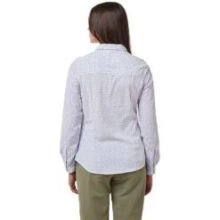 Craghoppers Womens NosiLife Gisele Wicking Long Sleeve Shirt -Men's Clothing Sales Store cws491 pm3 02