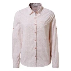 Craghoppers Womens NosiLife Gisele Wicking Long Sleeve Shirt -Men's Clothing Sales Store cws491 ut5 03