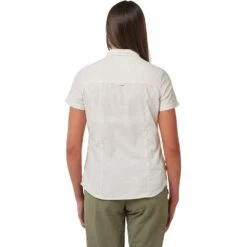 Craghoppers Womens NosiLife Vanna Short Sleeve Shirt -Men's Clothing Sales Store cws493 g59 02