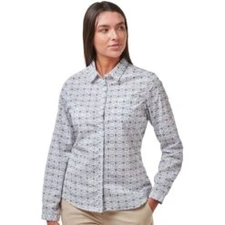 Craghoppers Womens Kiwi Quick Drying Long Sleeve Shirt -Men's Clothing Sales Store cws496 rn2 01