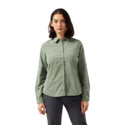 Craghoppers Womens Kiwi NosiDefence Long Sleeve Shirt
