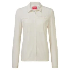 Craghoppers Womens NosiLife Pro Long Sleeve Walking Shirt -Men's Clothing Sales Store cws517 33a 03