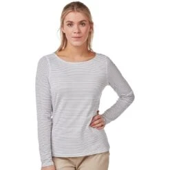 Craghoppers Womens NosiLife Erin Quick Dry Long Sleeve Top -Men's Clothing Sales Store cwt1276 6ff 01