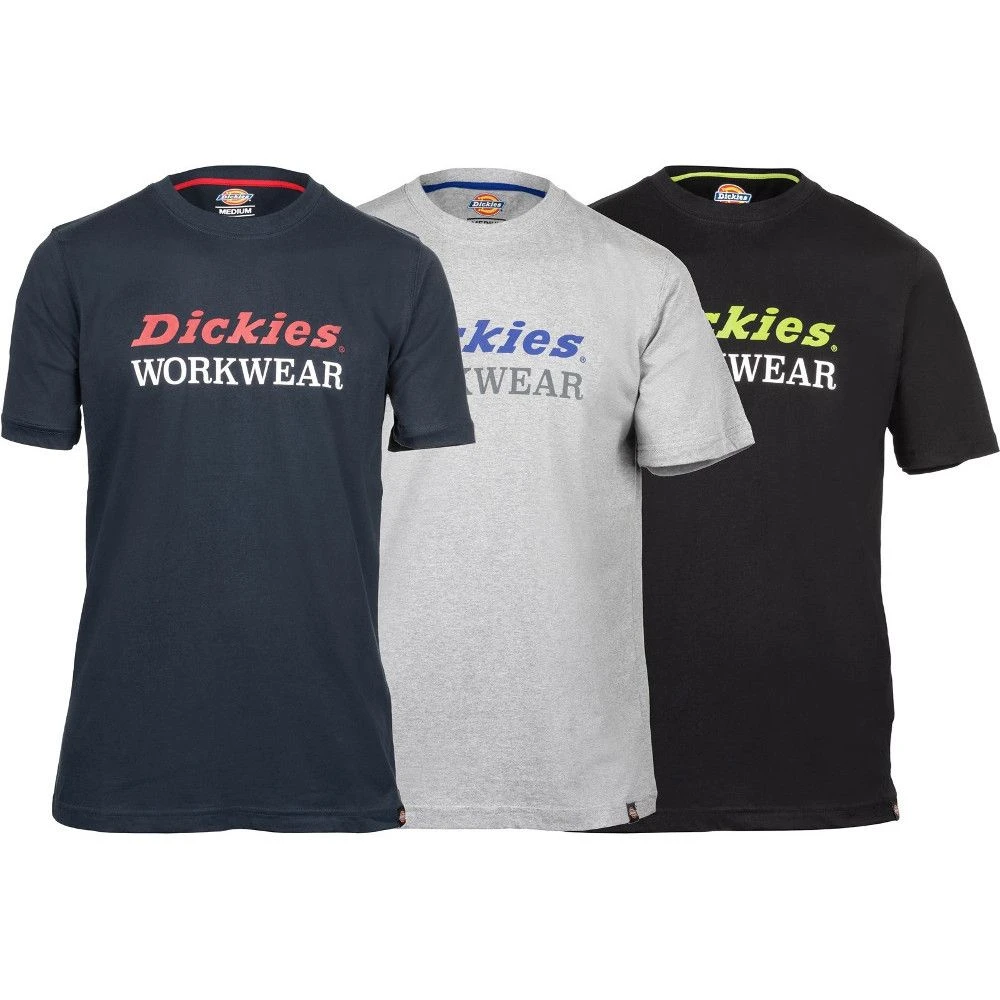 Dickies Mens Rutland 3 Pack Graphic T-shirt 1 Dickies Mens Rutland 3 Pack Graphic T-shirt