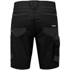 Hard Yakka Mens Raptor Active Fit Mid Length Work Shorts -Men's Clothing Sales Store hdy020 bla 03