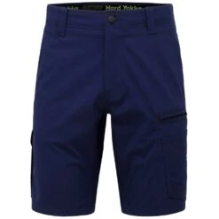 Hard Yakka Mens Raptor Active Fit Mid Length Work Shorts -Men's Clothing Sales Store hdy020 nav 01