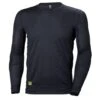 Helly Hansen Mens Lifa Crewneck Base Layer Top -Men's Clothing Sales Store hh025 black 01