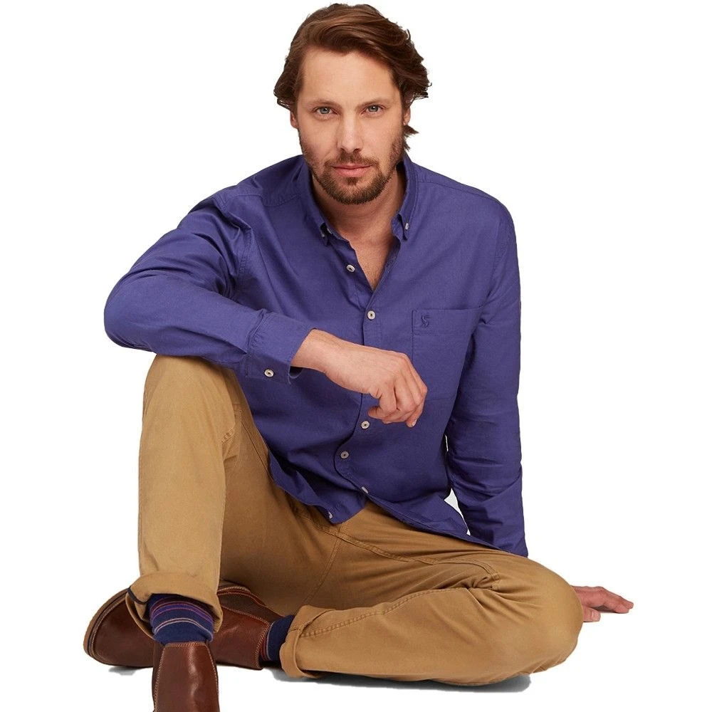 Joules Mens Laundered Long Sleeve Classic Fit Oxford Cotton Shirt 2 Joules Mens Laundered Long Sleeve Classic Fit Oxford Cotton Shirt - Image 2