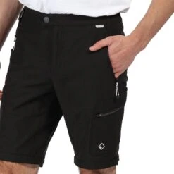 Regatta Mens Highton Zip Off Polyamide Walking Trouser Short -Men's Clothing Sales Store reg164 800 04