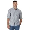 Regatta Mens Banning Cotton Oxford Long Sleeve Shirt -Men's Clothing Sales Store reg176 2tj 01