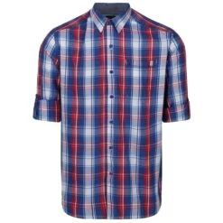 Regatta Mens Banning Cotton Oxford Long Sleeve Shirt -Men's Clothing Sales Store reg176 48u 01