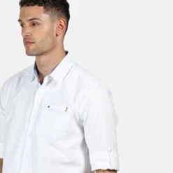 Regatta Mens Banning Cotton Oxford Long Sleeve Shirt -Men's Clothing Sales Store reg176 5xx 03