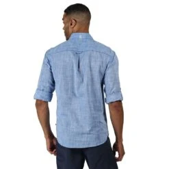 Regatta Mens Banning Cotton Oxford Long Sleeve Shirt -Men's Clothing Sales Store reg176 h18 02