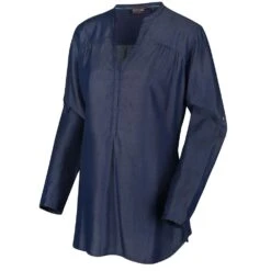 Regatta Womens Maelie Coolweave Cotton Long Sleeve Shirt -Men's Clothing Sales Store reg277 h18 05