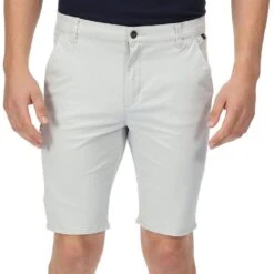 Regatta Mens Sandros Coolweave Cotton Reflective Shorts