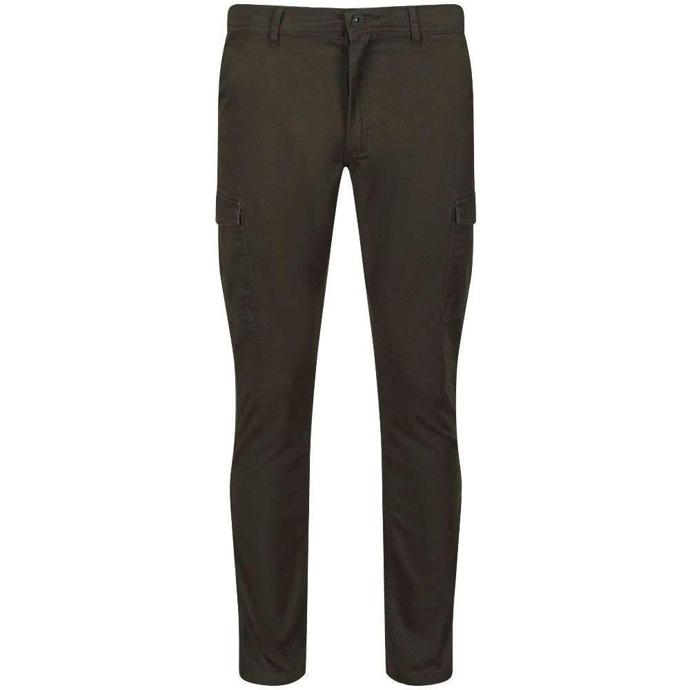 Regatta Mens Bryer II Coolweave Cotton Cargo Trousers 3 Regatta Mens Bryer II Coolweave Cotton Cargo Trousers - Image 3