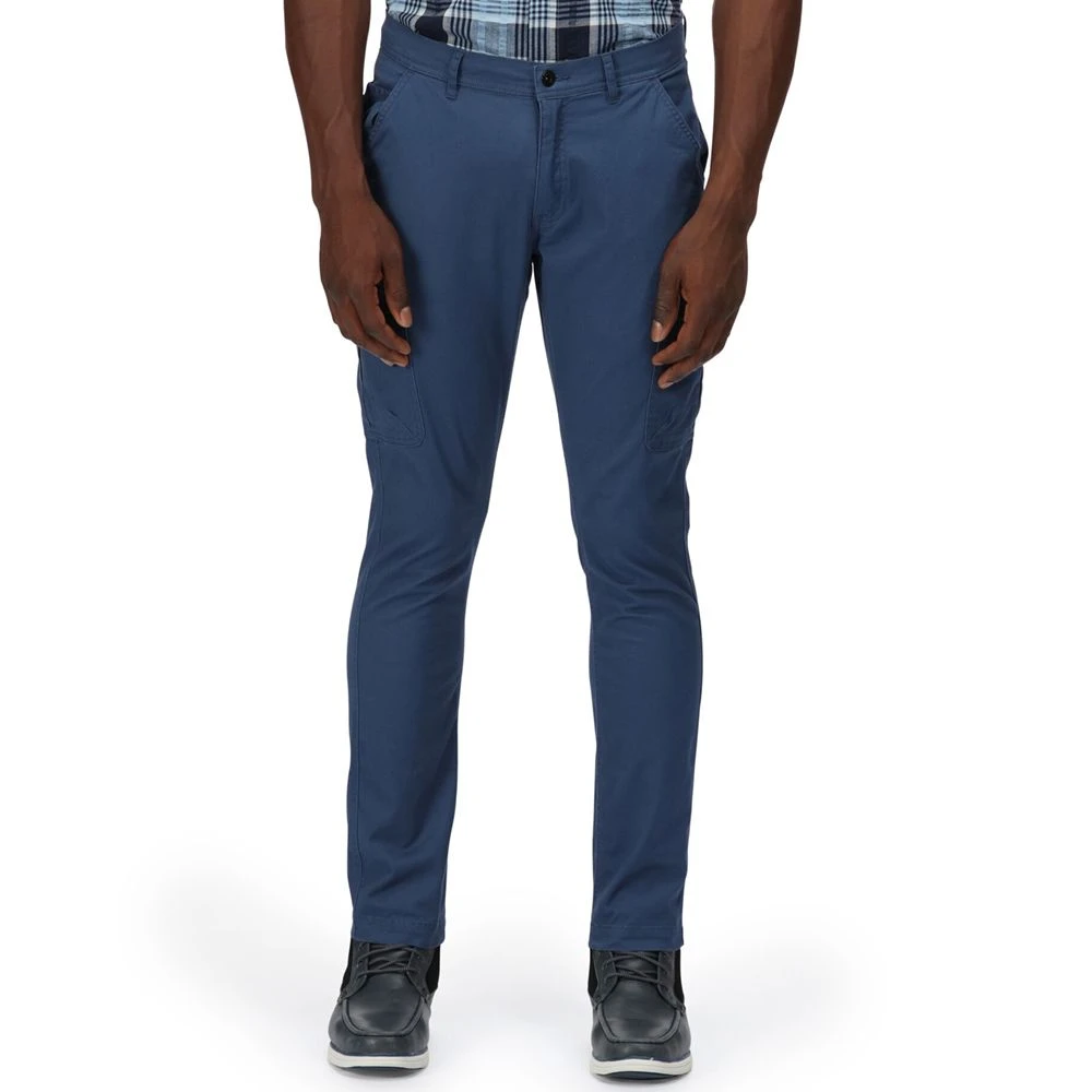 Regatta Mens Bryer II Coolweave Cotton Cargo Trousers 9 Regatta Mens Bryer II Coolweave Cotton Cargo Trousers - Image 9