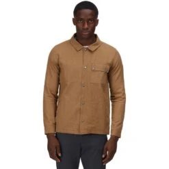 Regatta Mens Jayden Coolweave Cotton Long Sleeve Shirt