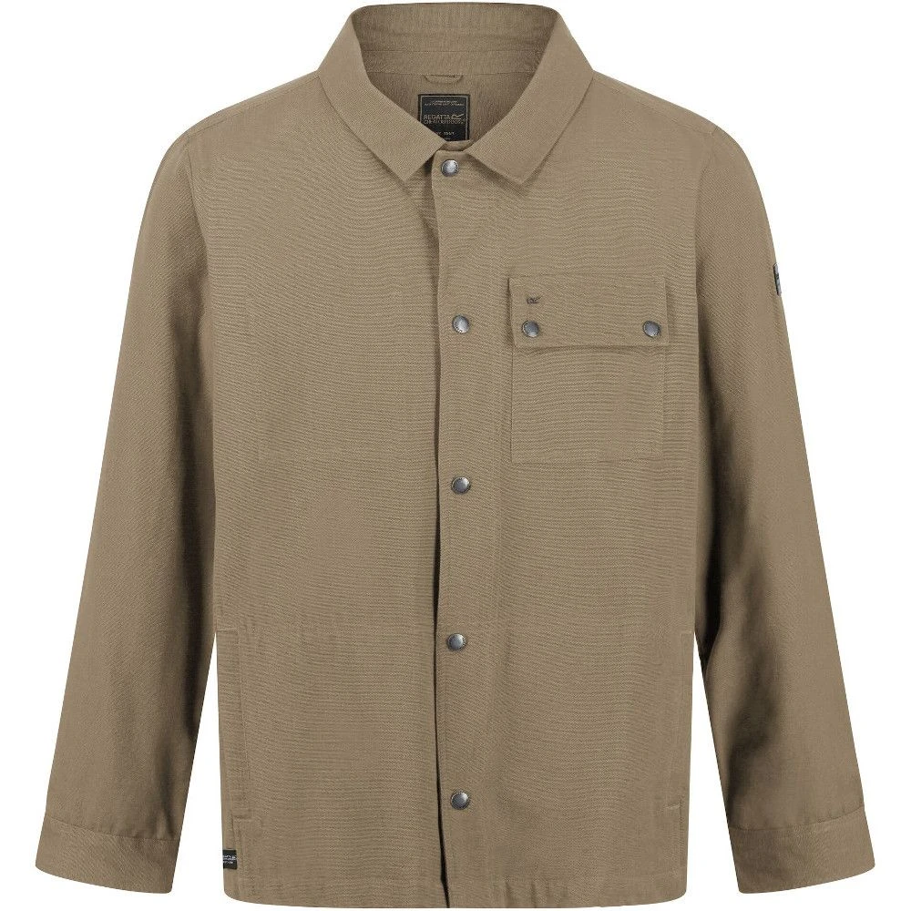 Regatta Mens Jayden Coolweave Cotton Long Sleeve Shirt 3 Regatta Mens Jayden Coolweave Cotton Long Sleeve Shirt - Image 3