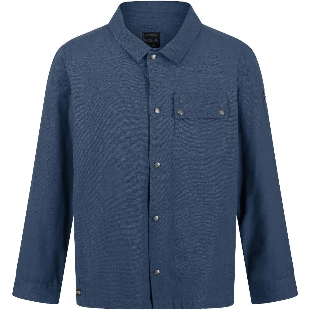 Regatta Mens Jayden Coolweave Cotton Long Sleeve Shirt 11 Regatta Mens Jayden Coolweave Cotton Long Sleeve Shirt - Image 11