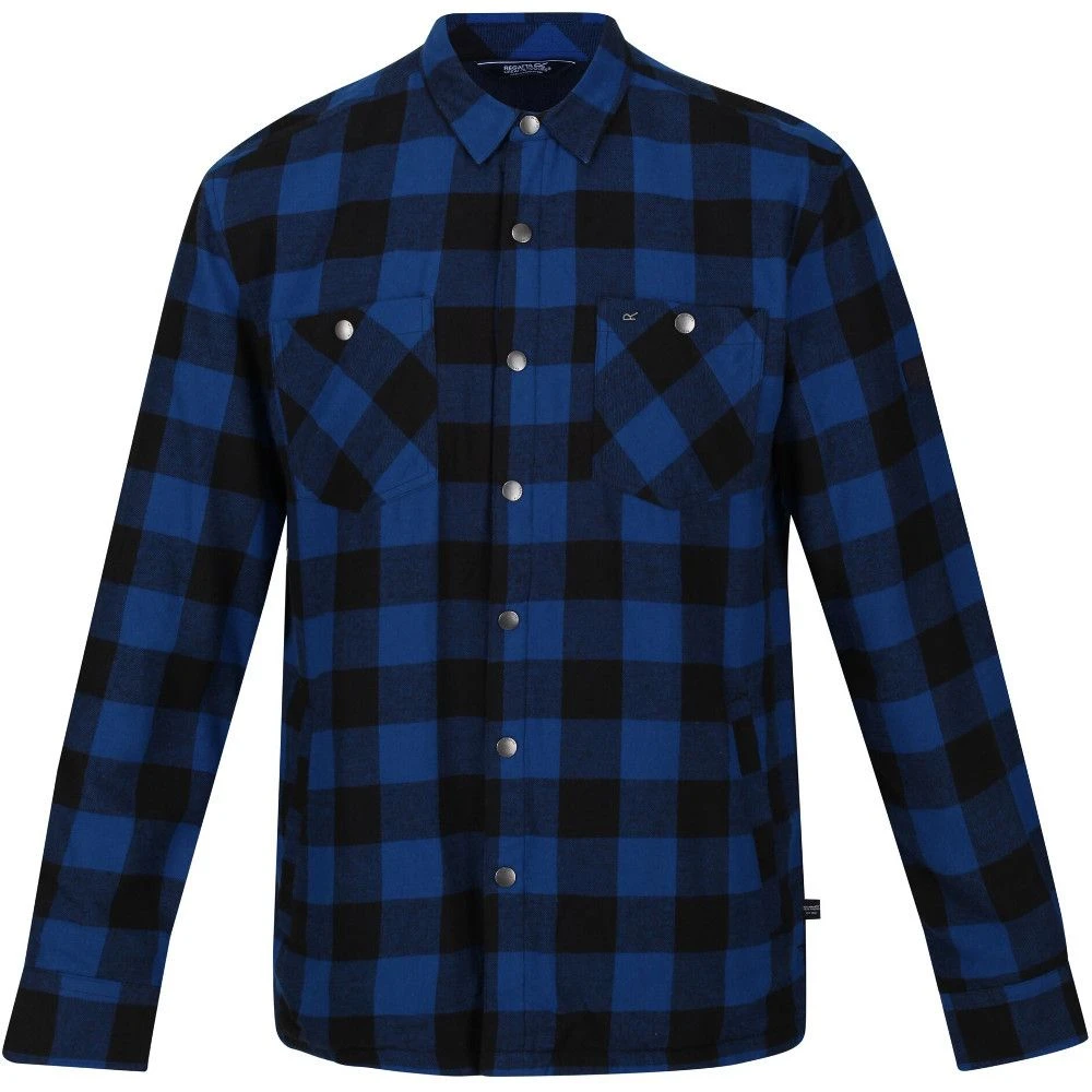 Regatta Mens Thamos Organic Cotton Check Long Sleeve Shirt 11 Regatta Mens Thamos Organic Cotton Check Long Sleeve Shirt - Image 11