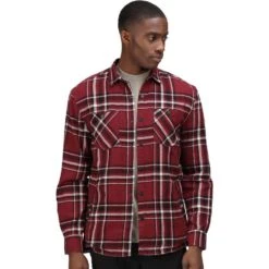 Regatta Mens Thamos Organic Cotton Check Long Sleeve Shirt 28 Regatta Mens Thamos Organic Cotton Check Long Sleeve Shirt -Men's Clothing Sales Store rms155 rkk 01
