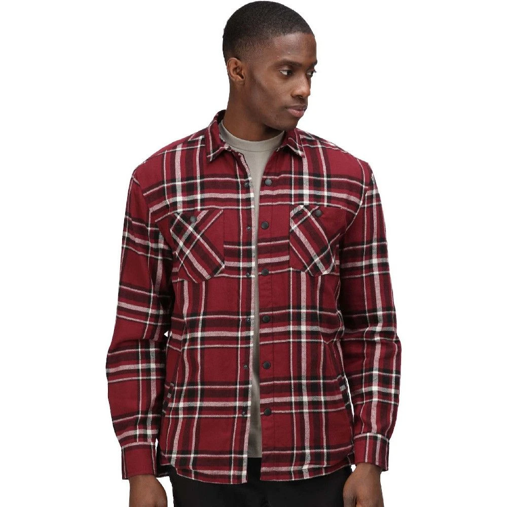 Regatta Mens Thamos Organic Cotton Check Long Sleeve Shirt 13 Regatta Mens Thamos Organic Cotton Check Long Sleeve Shirt - Image 13