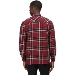 Regatta Mens Thamos Organic Cotton Check Long Sleeve Shirt 29 Regatta Mens Thamos Organic Cotton Check Long Sleeve Shirt -Men's Clothing Sales Store rms155 rkk 02