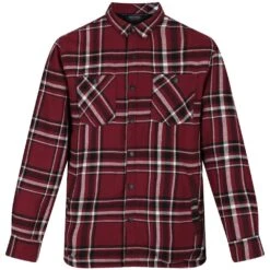 Regatta Mens Thamos Organic Cotton Check Long Sleeve Shirt 30 Regatta Mens Thamos Organic Cotton Check Long Sleeve Shirt -Men's Clothing Sales Store rms155 rkk 03