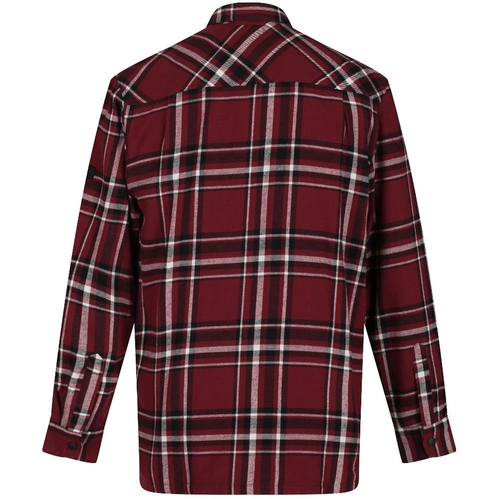 Regatta Mens Thamos Organic Cotton Check Long Sleeve Shirt 16 Regatta Mens Thamos Organic Cotton Check Long Sleeve Shirt - Image 16