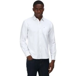 Regatta Mens Brycen Soft Cotton Long Sleeve Shirt