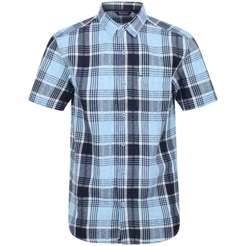 Regatta Mens Deakin IV Coolweave Cotton Short Sleeve Shirt 7 Regatta Mens Deakin IV Coolweave Cotton Short Sleeve Shirt - Image 7
