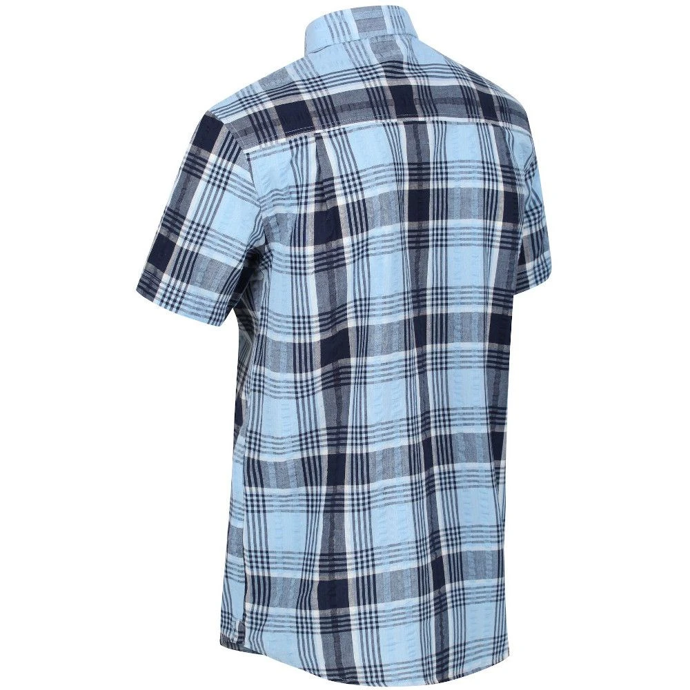 Regatta Mens Deakin IV Coolweave Cotton Short Sleeve Shirt 8 Regatta Mens Deakin IV Coolweave Cotton Short Sleeve Shirt - Image 8