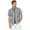 Regatta Mens Deavin Short Sleeve Casual Check Shirt -Men's Clothing Sales Store rms171 025 01