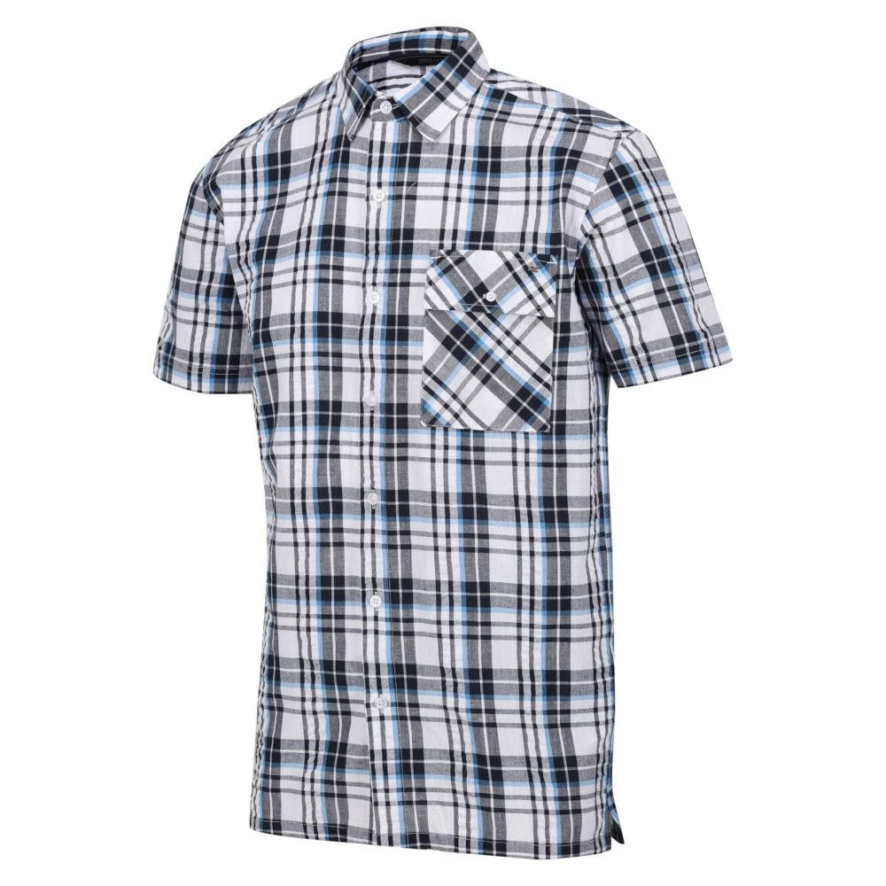 Regatta Mens Deavin Short Sleeve Casual Check Shirt 4 Regatta Mens Deavin Short Sleeve Casual Check Shirt - Image 4