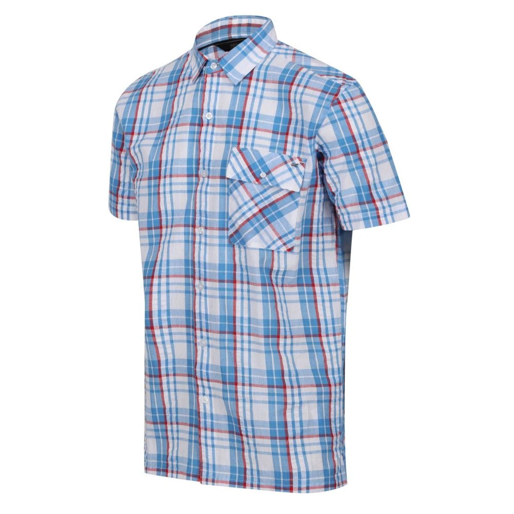 Regatta Mens Deavin Short Sleeve Casual Check Shirt 9 Regatta Mens Deavin Short Sleeve Casual Check Shirt - Image 9